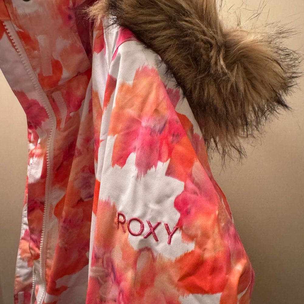 Roxy Vibrant Pink and Orange Jacket